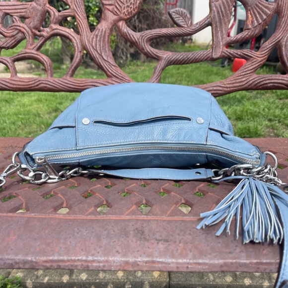 Michael Kors Leather Megan Crossbody Bag With Bag Charms - Picture 4 of 7